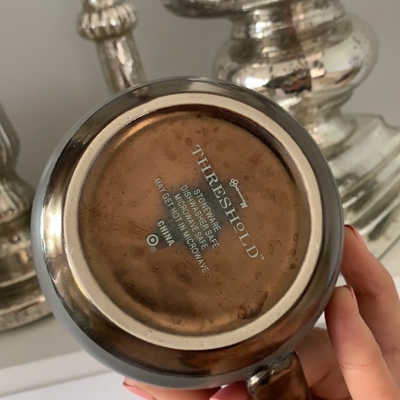 Threshold Coffee Mug Peace Love & Joy gray gold - Picture 6 of 6